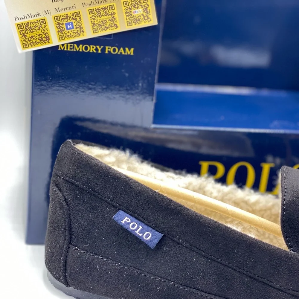 POLO‎ RALPH LAUREN DEZI BEAR SLIPPERS
